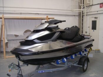JetSki Painted With Chrome Paint